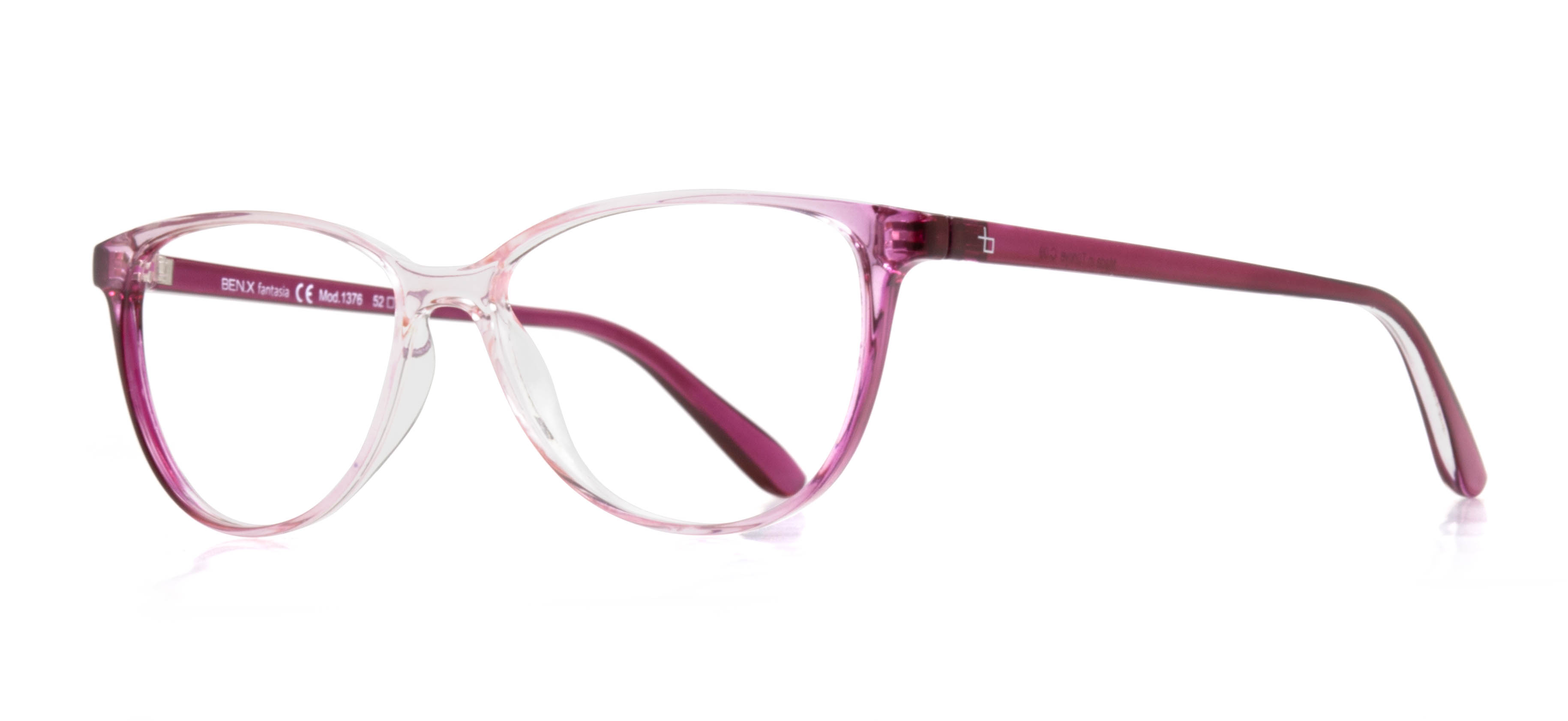 BENX FANTASIA Eyeglasses Teenage Woman Cateye Full-Rimmed Grilamid (TR90) Unfiltered BXFNTS 1376-C.09